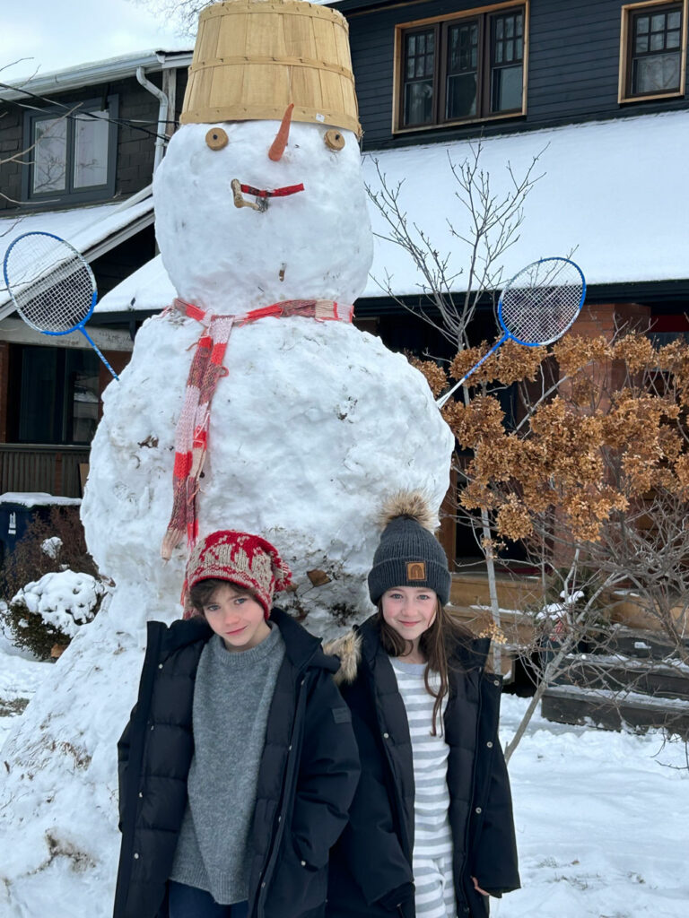 The snow monster on Randolph.