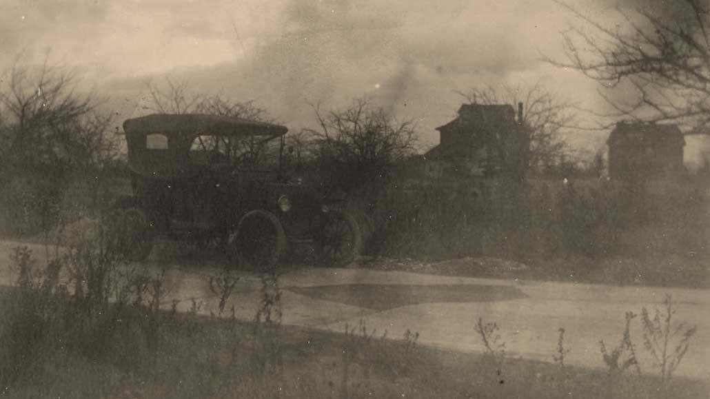 A car from the Rowland crime scene. Photo Ontario Provincial police.