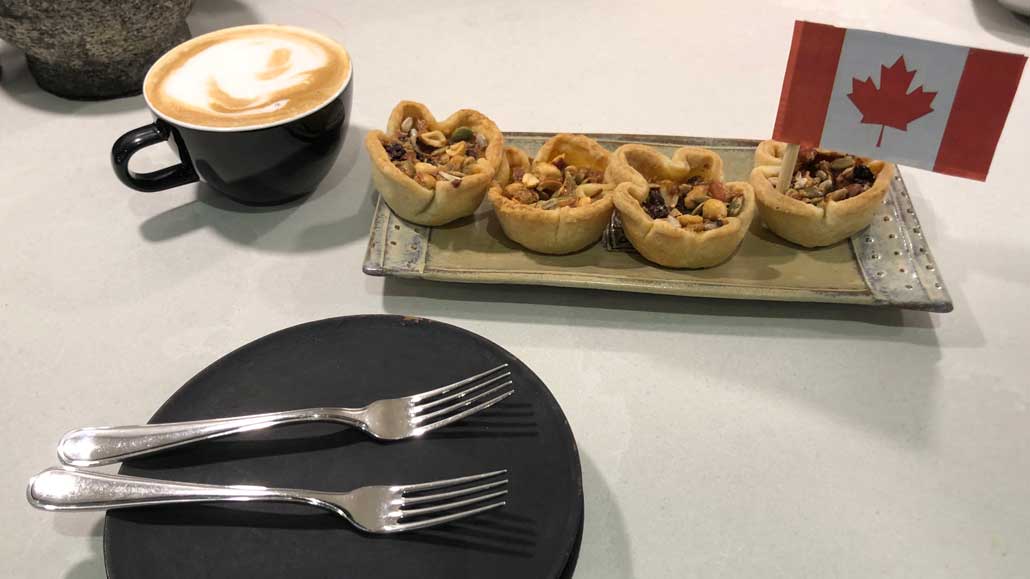 Helen's nutter butter tarts. Photo Mitch Bubulj.