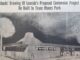 Architect’s drawing of the proposed Leaside Municipal Centennial Project at Trace Manes Park. LEASIDE ADVERTISER, SEPT. 22, 1965.